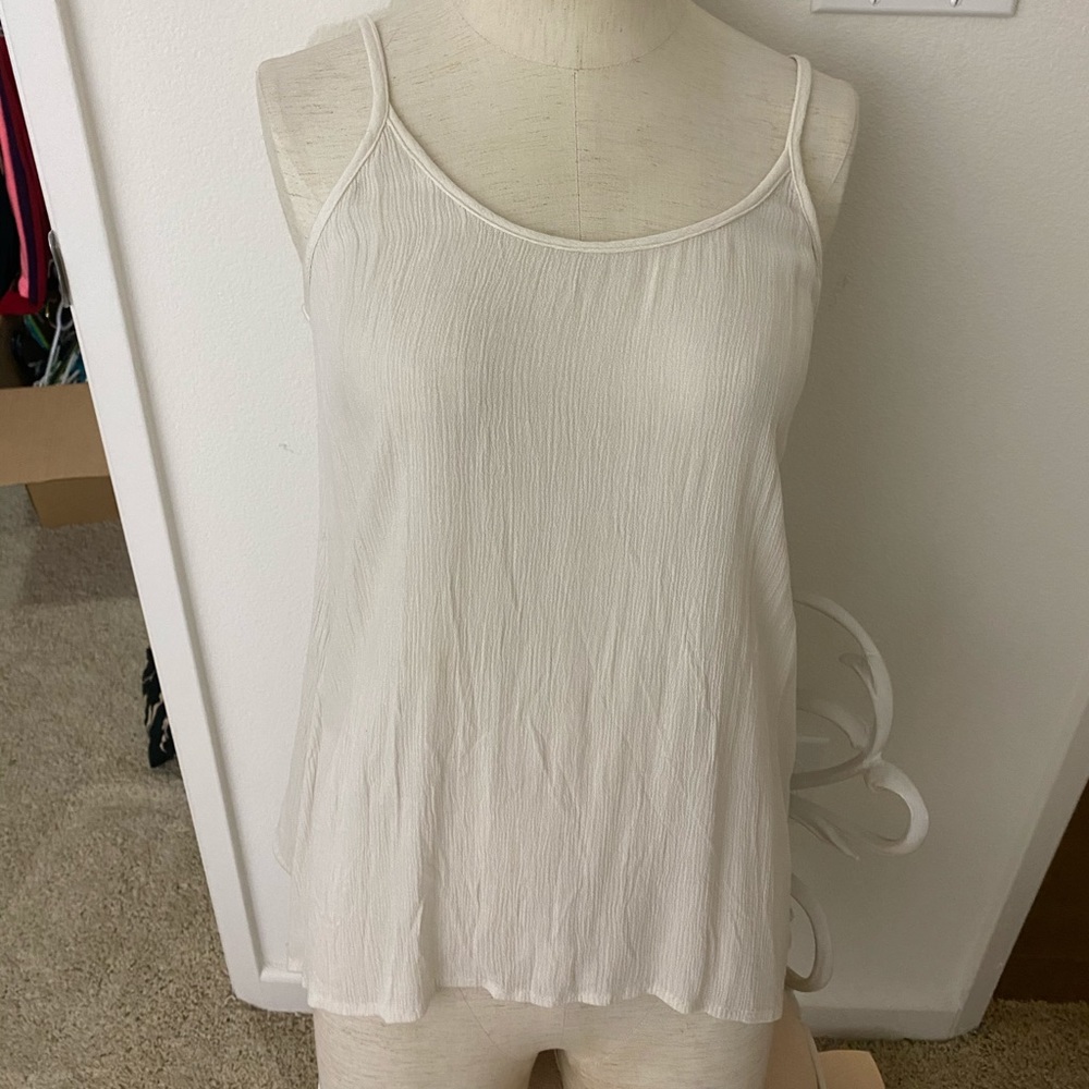 White tank top
